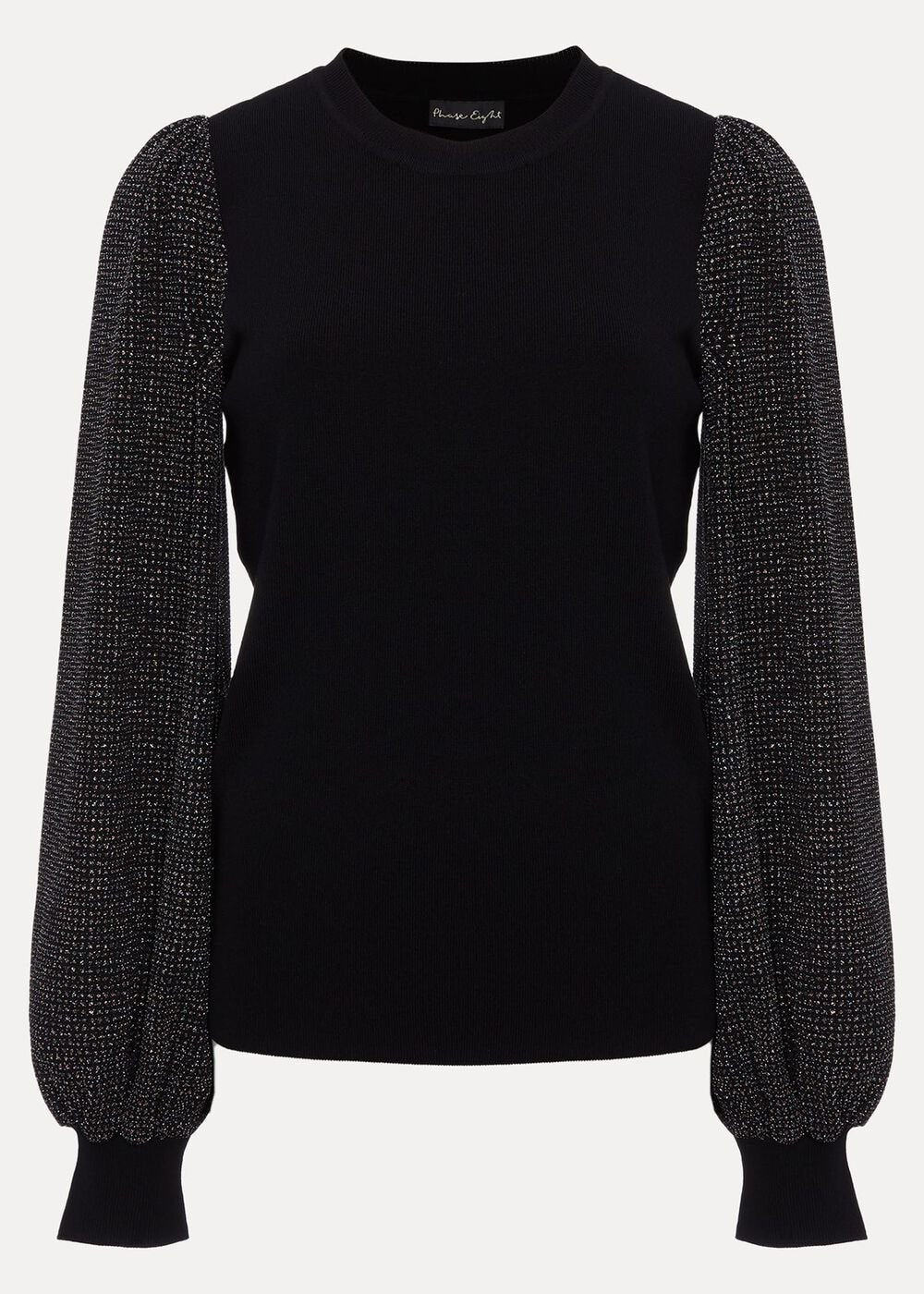 Rosen Disco Sleeve Knit Black