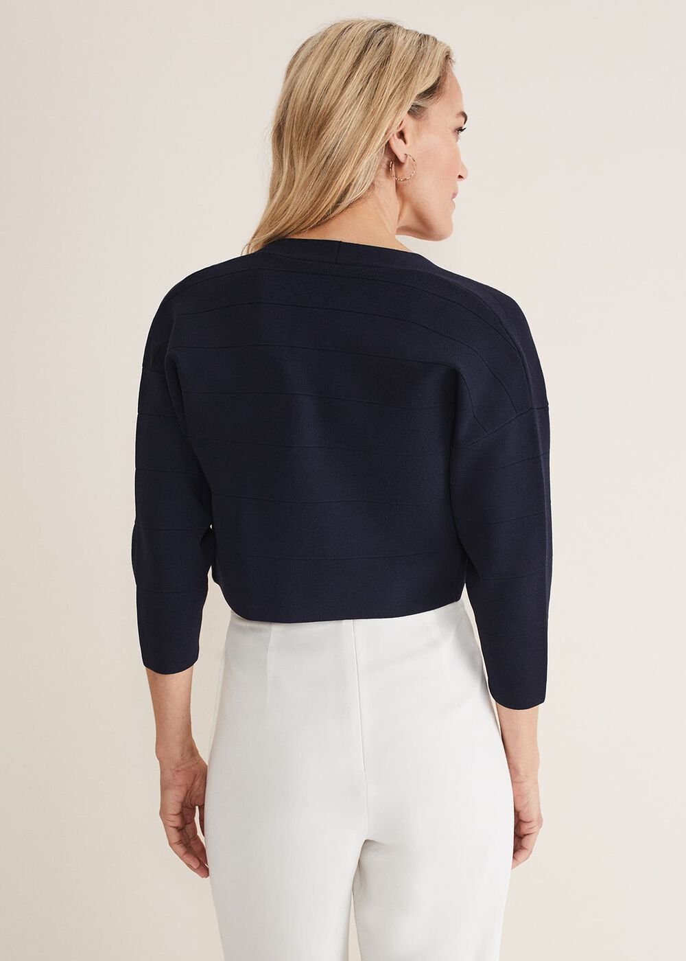 Delphi Bandage Knitted Cover Up Navy