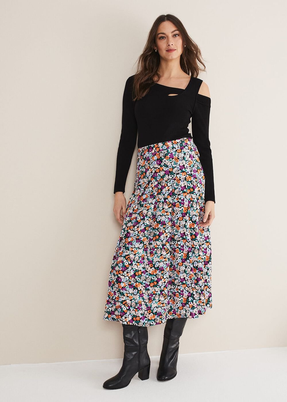 Wren Cut Out Knit Black