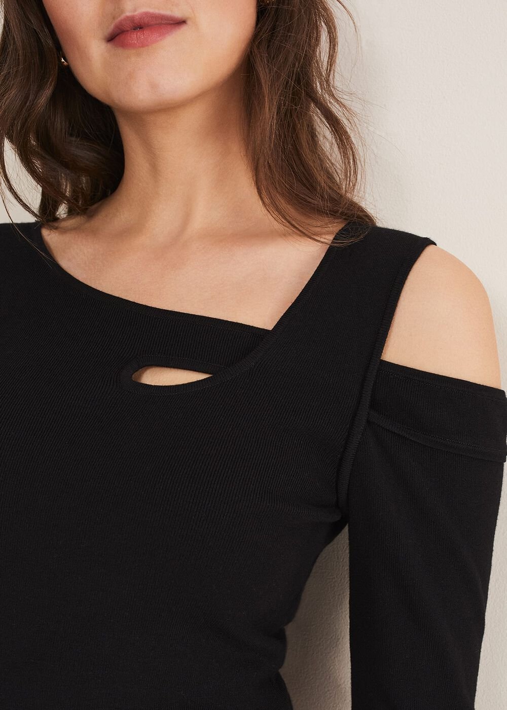 Wren Cut Out Knit Black