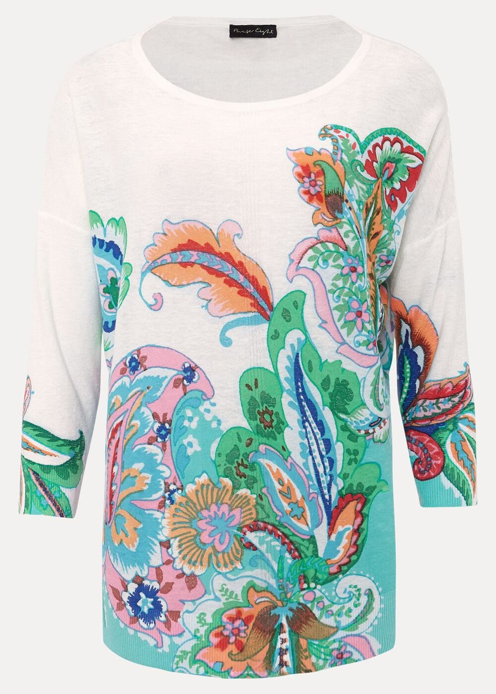 Azalia Paisley Print Knit Multi-Coloured