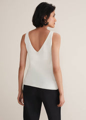 Freya Knitted Vest White