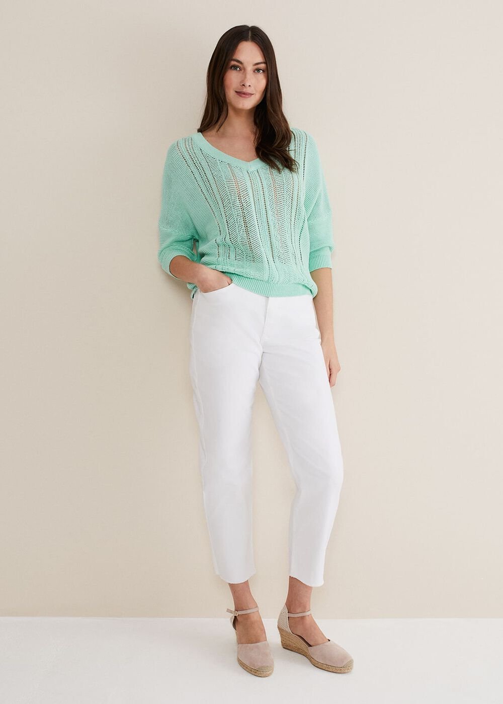 Nadia Tape Knit Mint