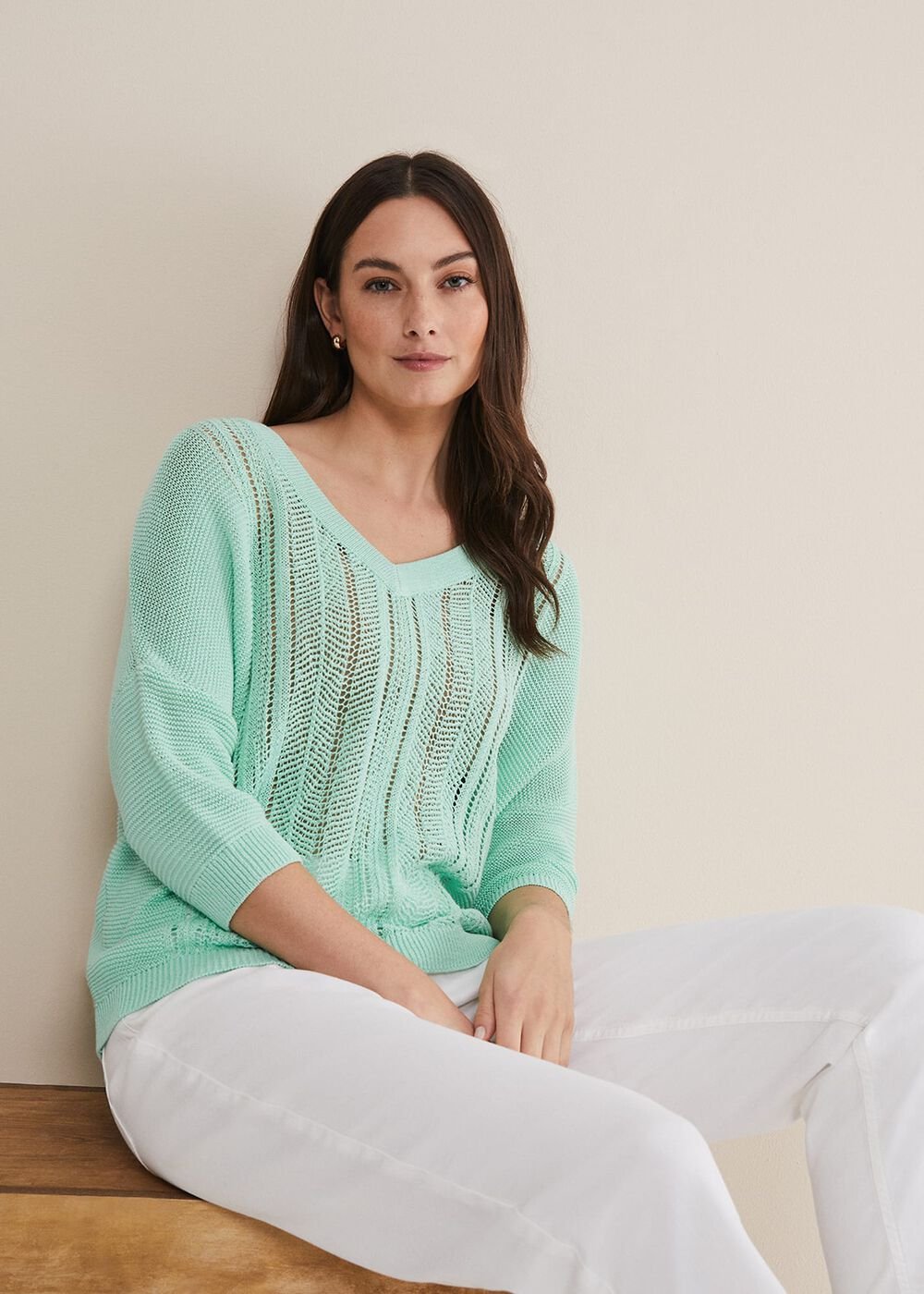Nadia Tape Knit Mint