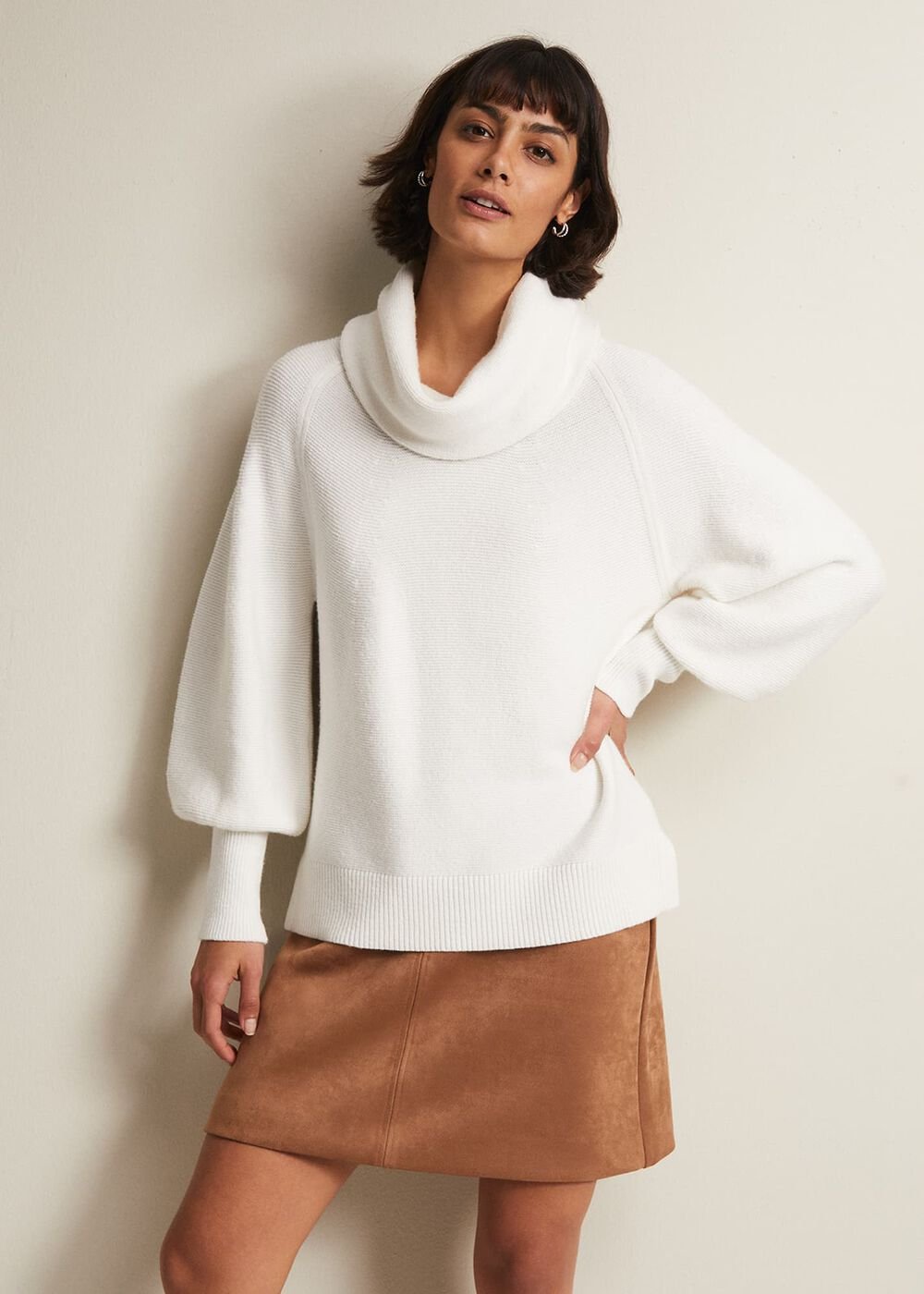 Dahlie Chunky Knit Jumper Ivory