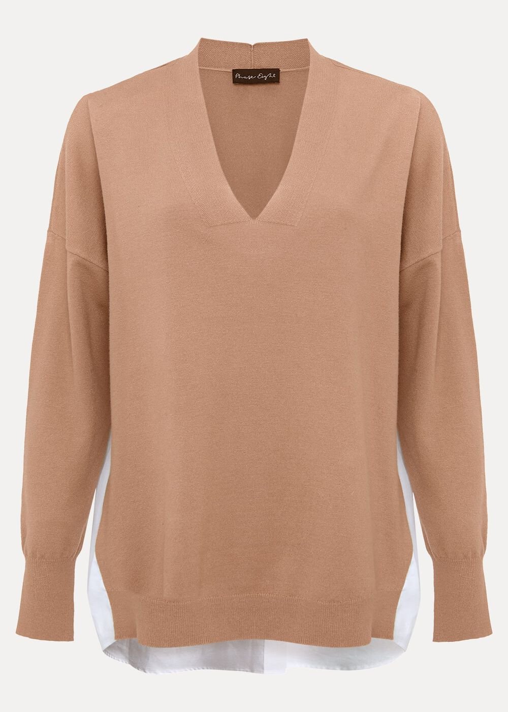 Kienna Fine Knit Shirt Jumper Multi-Coloured