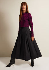 Livetta Snake Print Top Purple