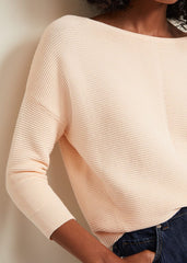 Nellie Ripple Jumper Apricot