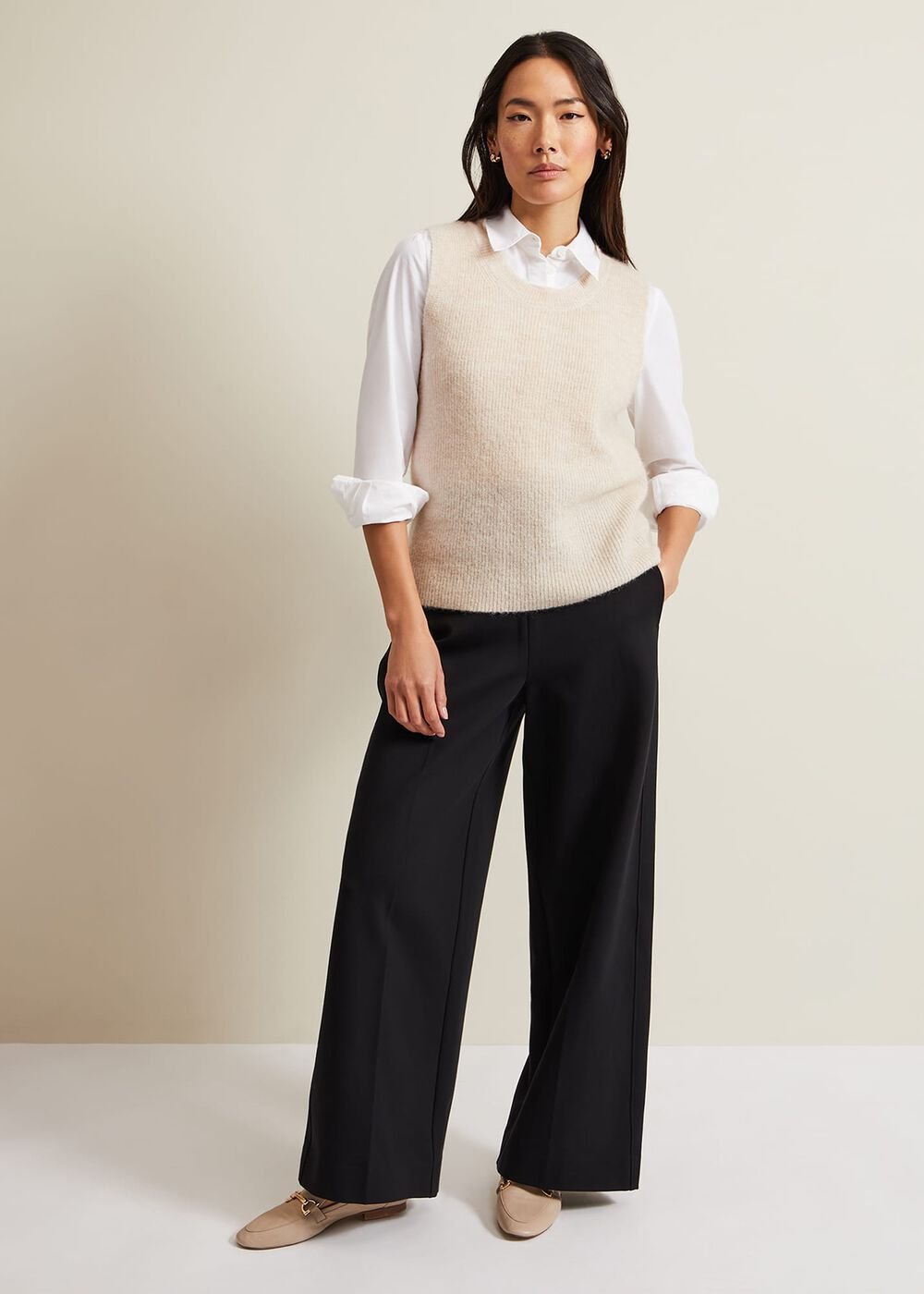 Daniella Mohair Knitted Tank Stone