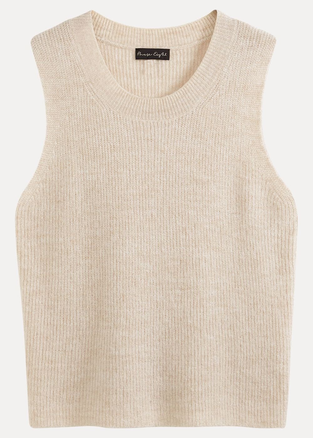 Daniella Mohair Knitted Tank Stone