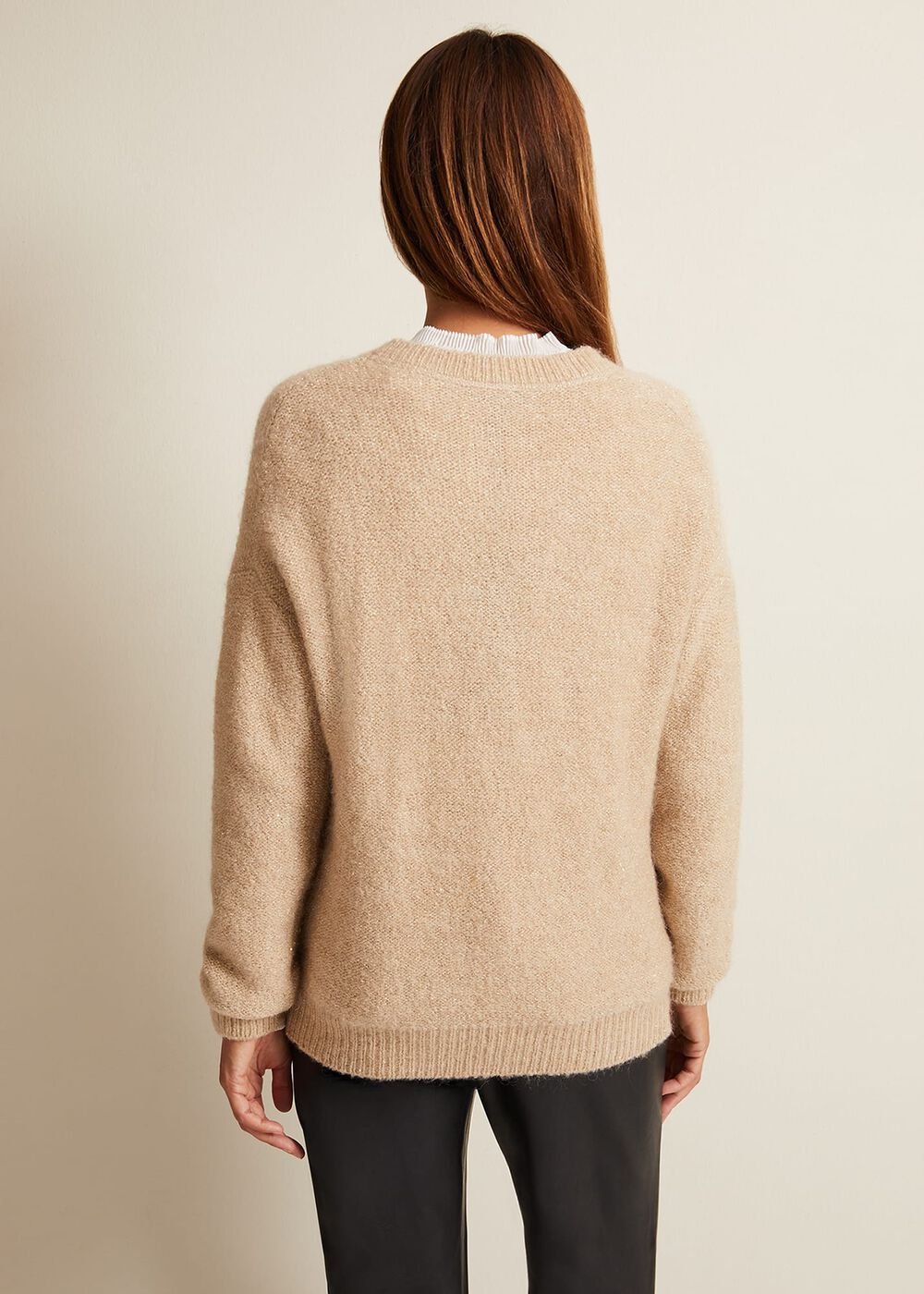 Oakley Sequin Mohair Jumper Neutral