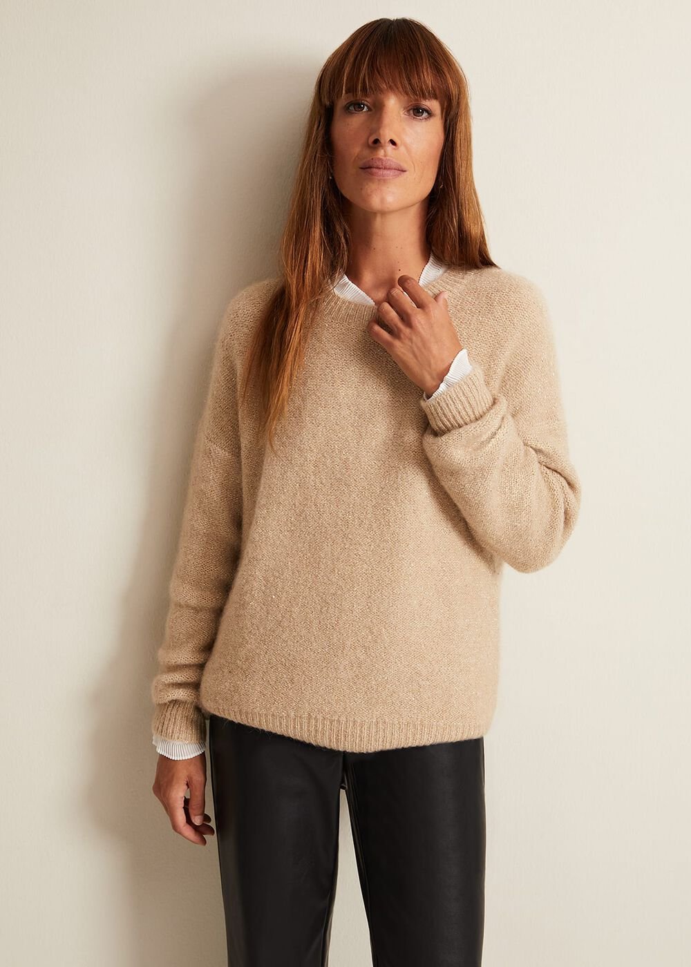 Oakley Sequin Mohair Jumper Neutral