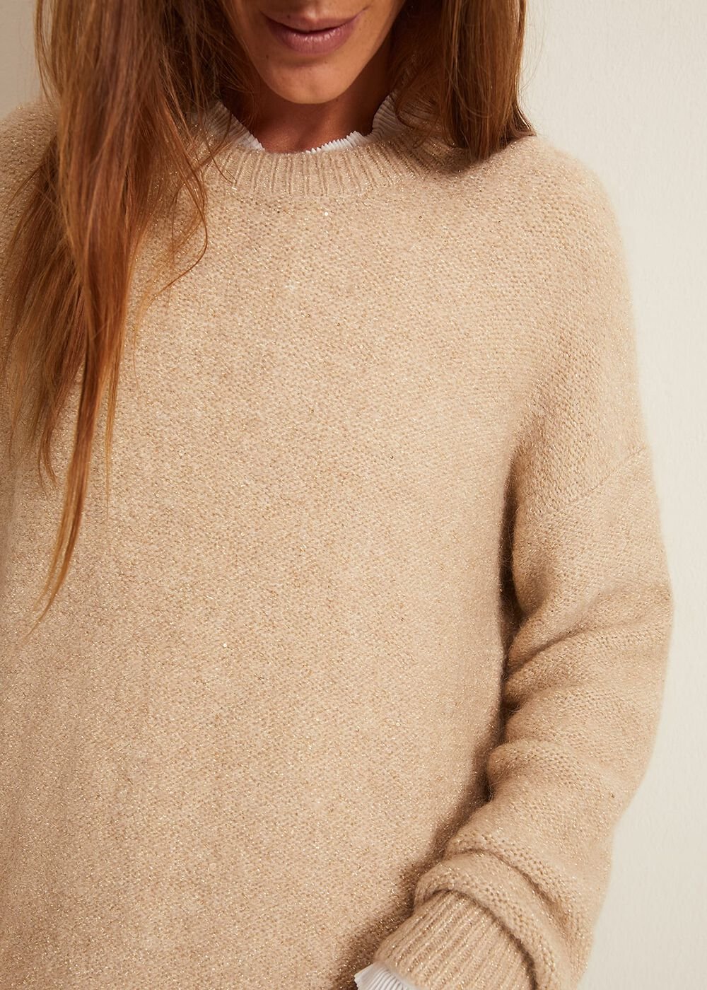 Oakley Sequin Mohair Jumper Neutral