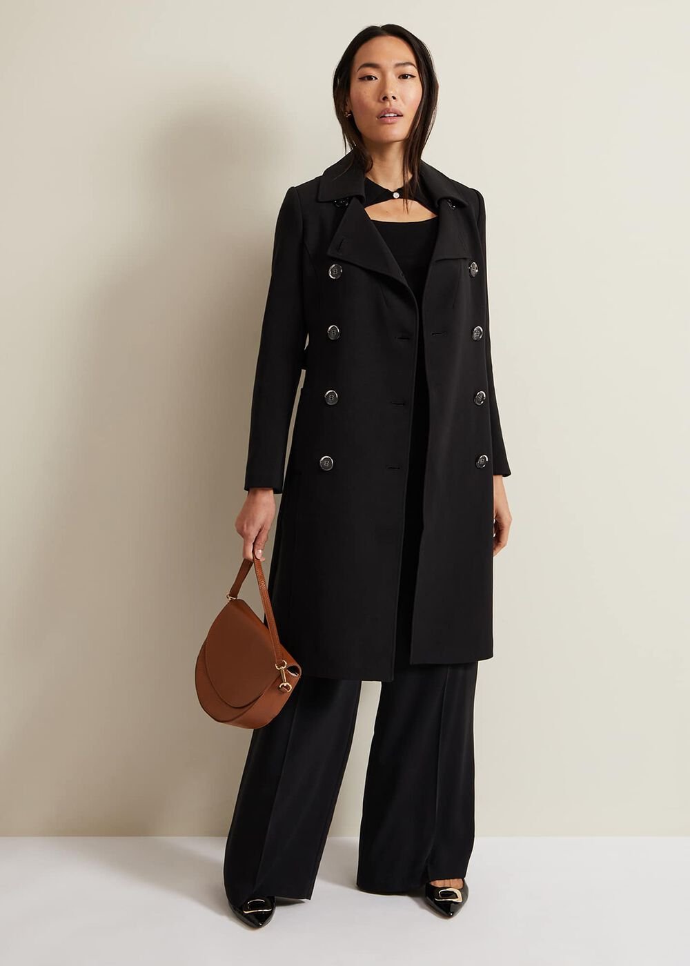 Becki Cut Out Collar Jumper Black