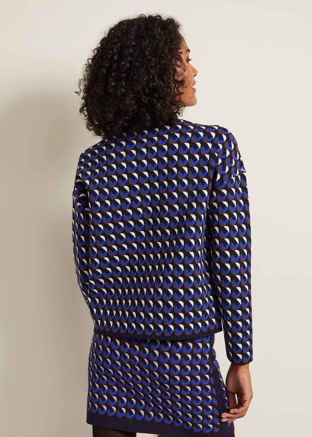 Nicole Geo Twin Set Jumper Multi-Coloured