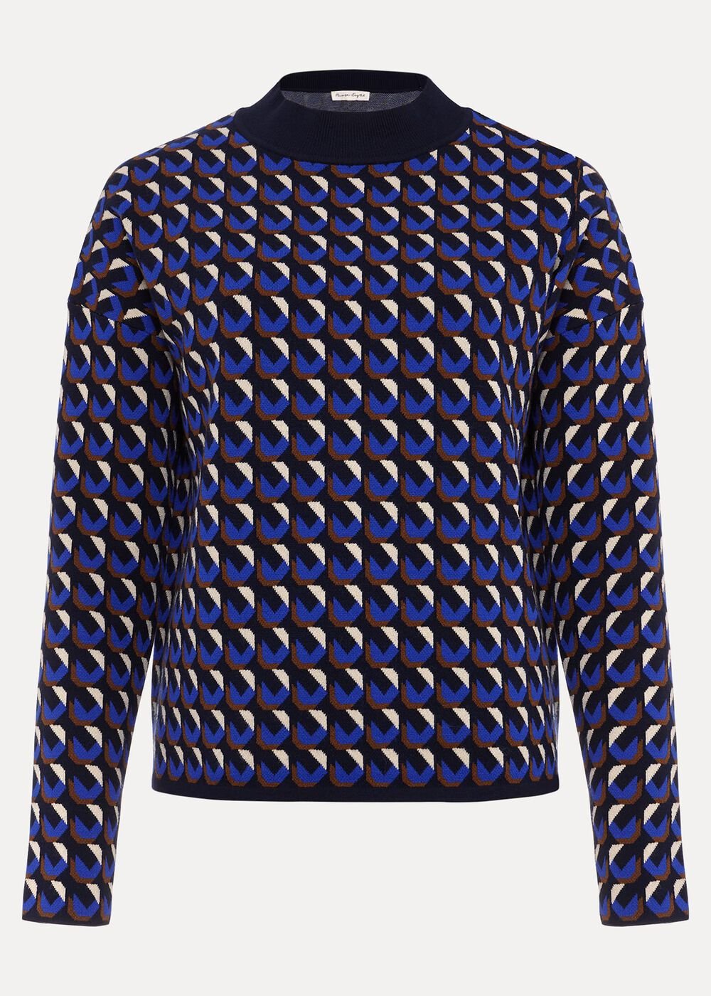 Nicole Geo Twin Set Jumper Multi-Coloured