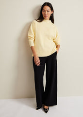 Hannah Funnel Neck Jumper Yellow