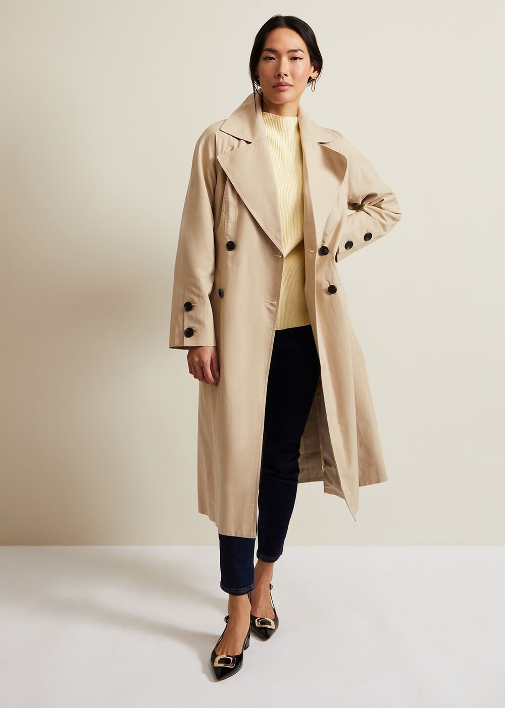 Hannah Funnel Neck Jumper Yellow