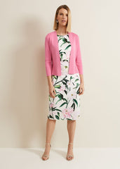 Salma Flared Hem Jacket Pink
