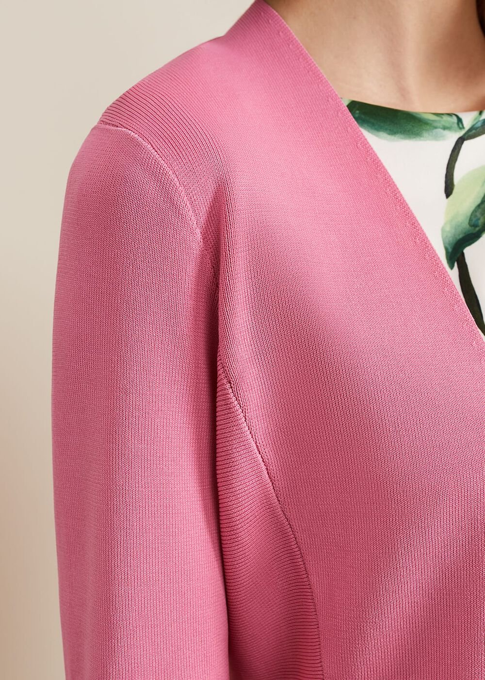 Salma Flared Hem Jacket Pink