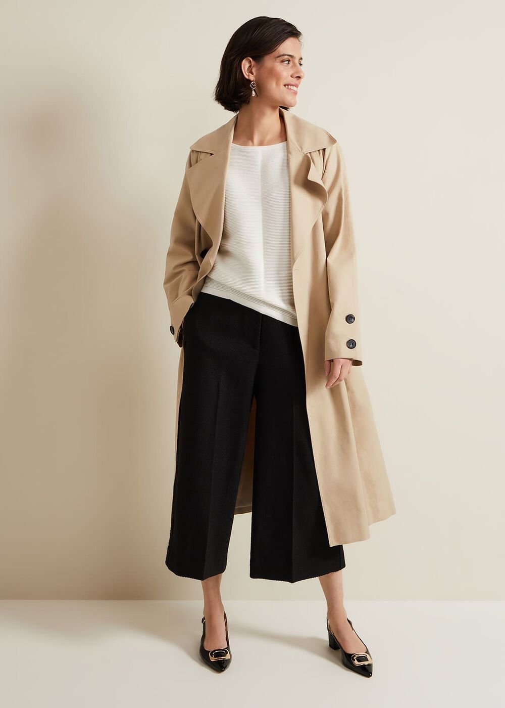 Nellie Ripple Stitch Jumper Ivory