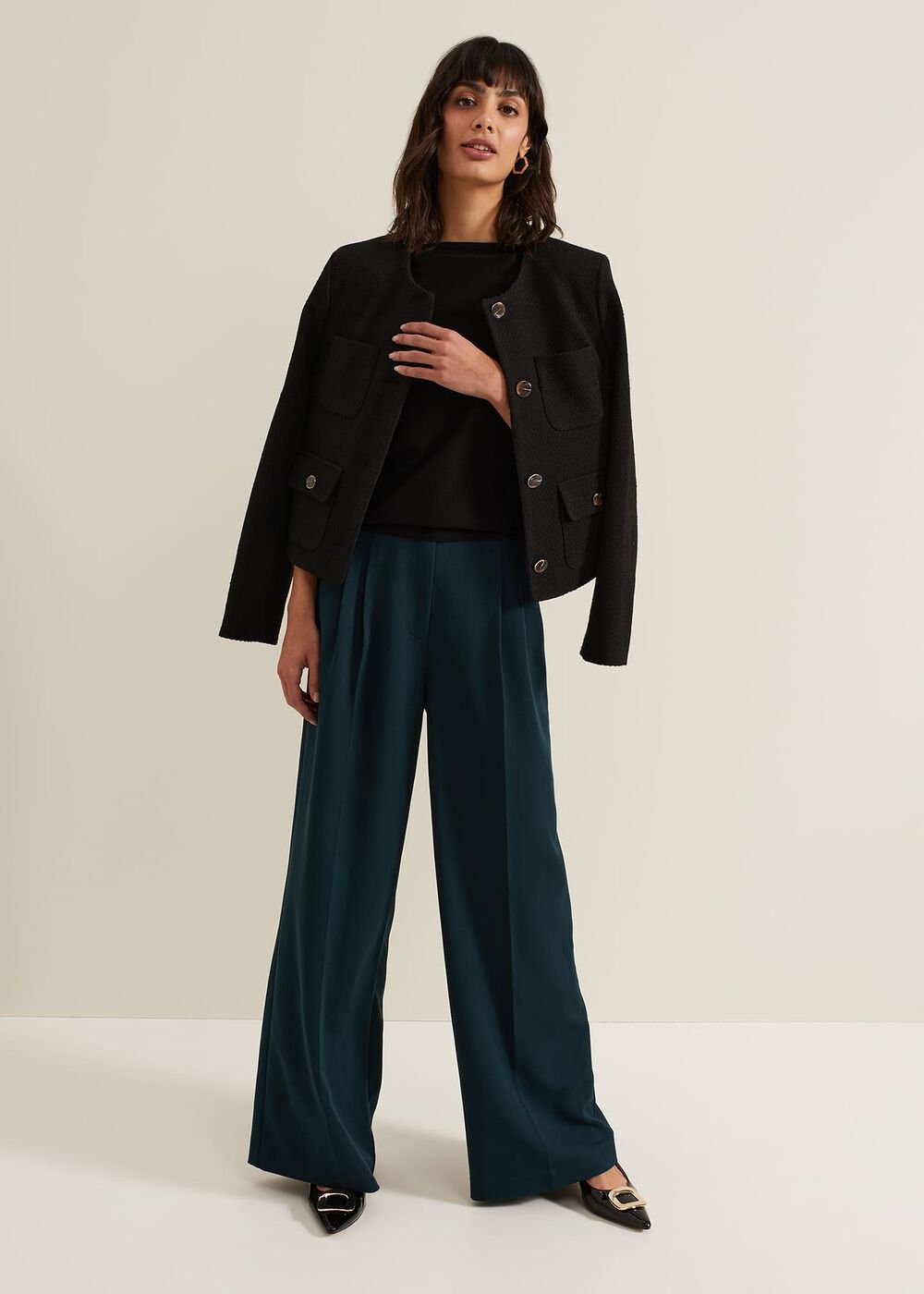 Cristine Knit Jumper Black