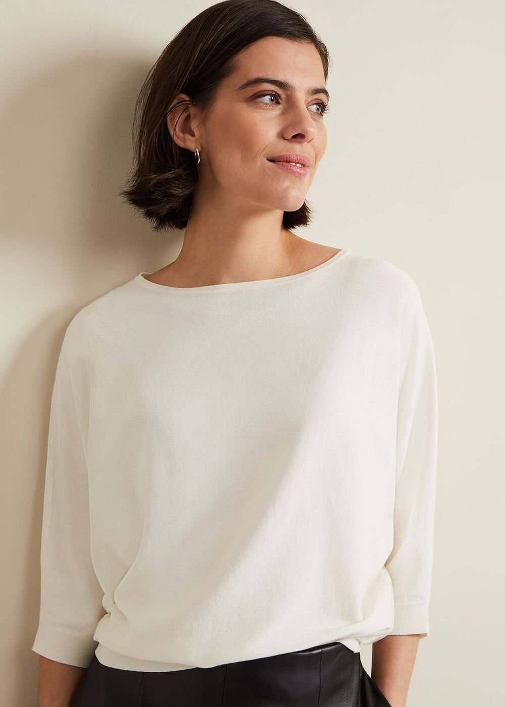 Cristine Knit Jumper Ivory