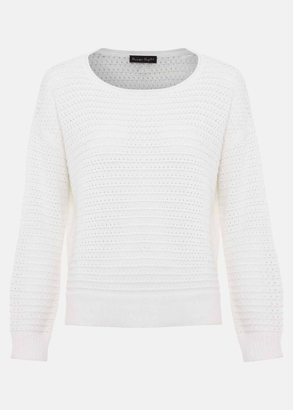 Annie Textured Jumper Ivory