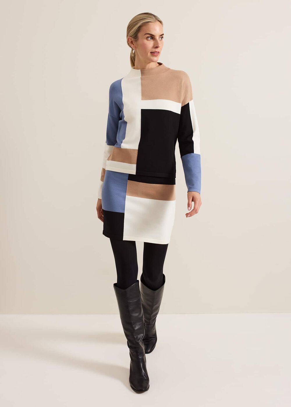 Kamila Colourblock Jumper Multi-Coloured