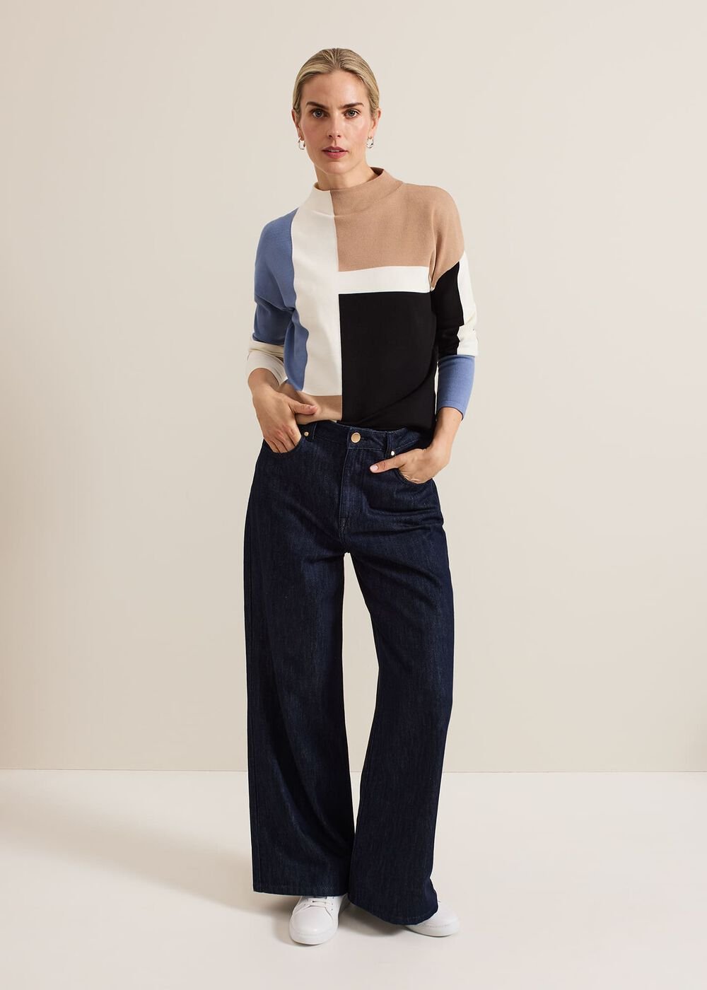 Kamila Colourblock Jumper Multi-Coloured