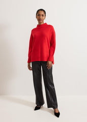 Alice Wool Cashmere Jumper Red