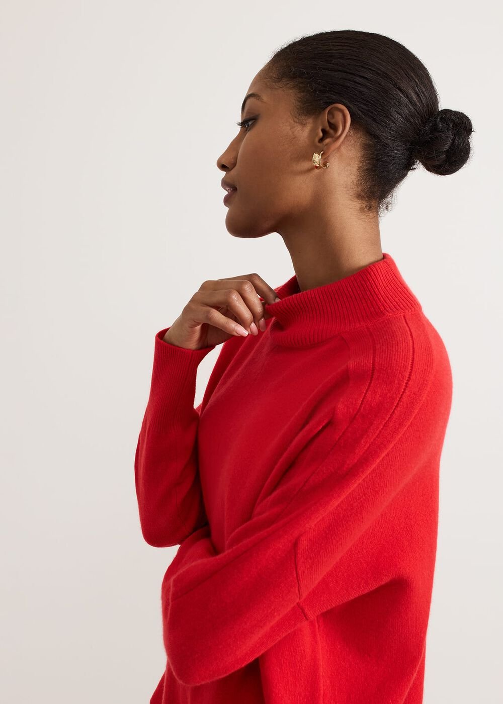 Alice Wool Cashmere Jumper Red