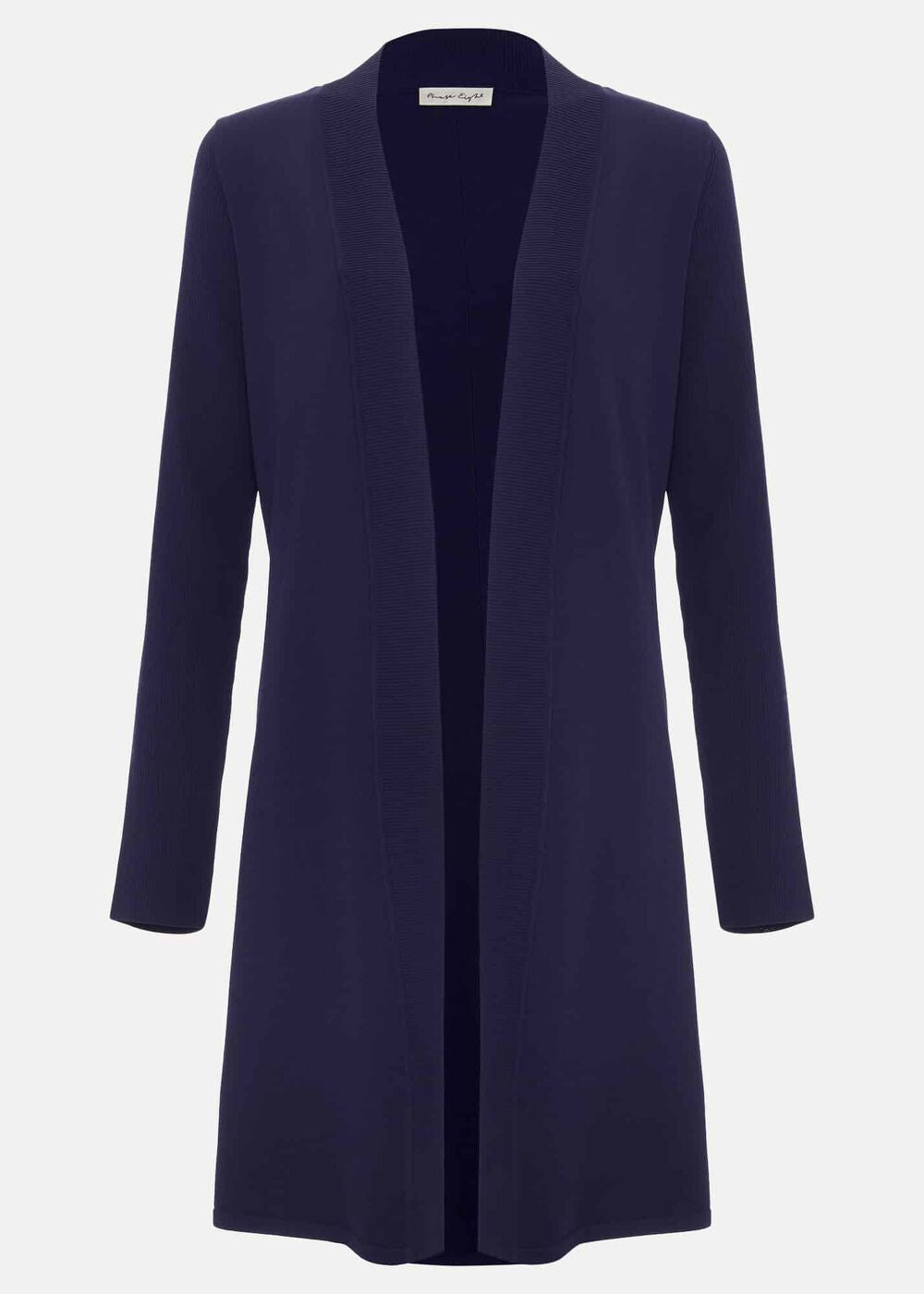 Lauren Longline Edge To Edge Cardigan Navy