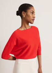 Cristine Knit Jumper Red