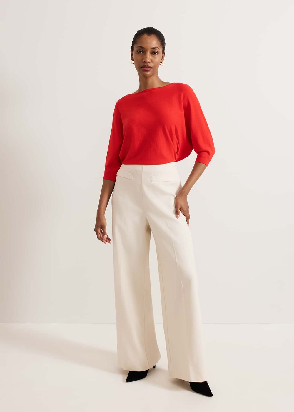 Cristine Knit Jumper Red