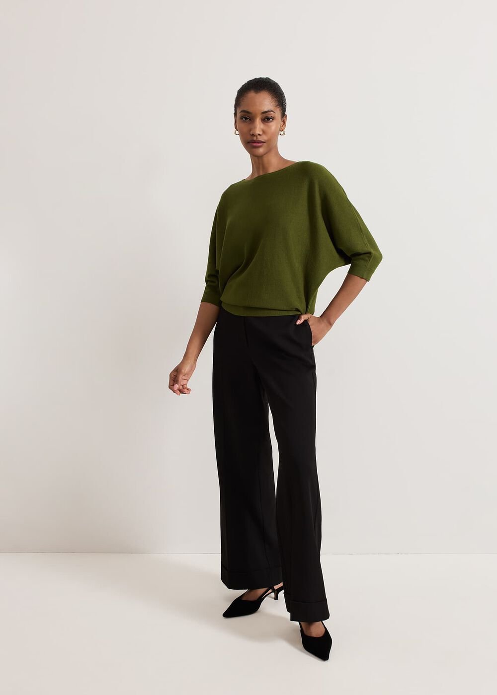 Cristine Knit Jumper Green