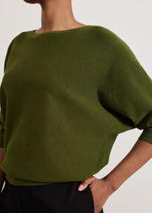 Cristine Knit Jumper Green