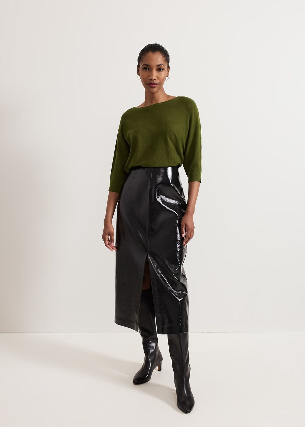 Cristine Knit Jumper Green