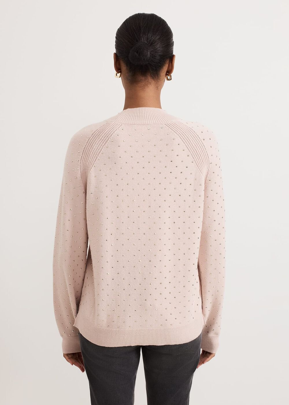 Tala Hotfix Knit Jumper Pink