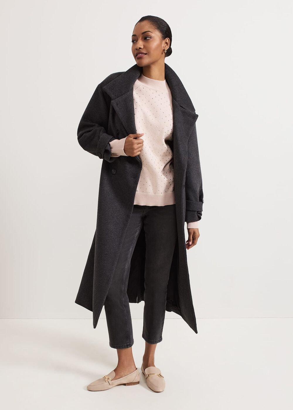 Tala Hotfix Knit Jumper Pink