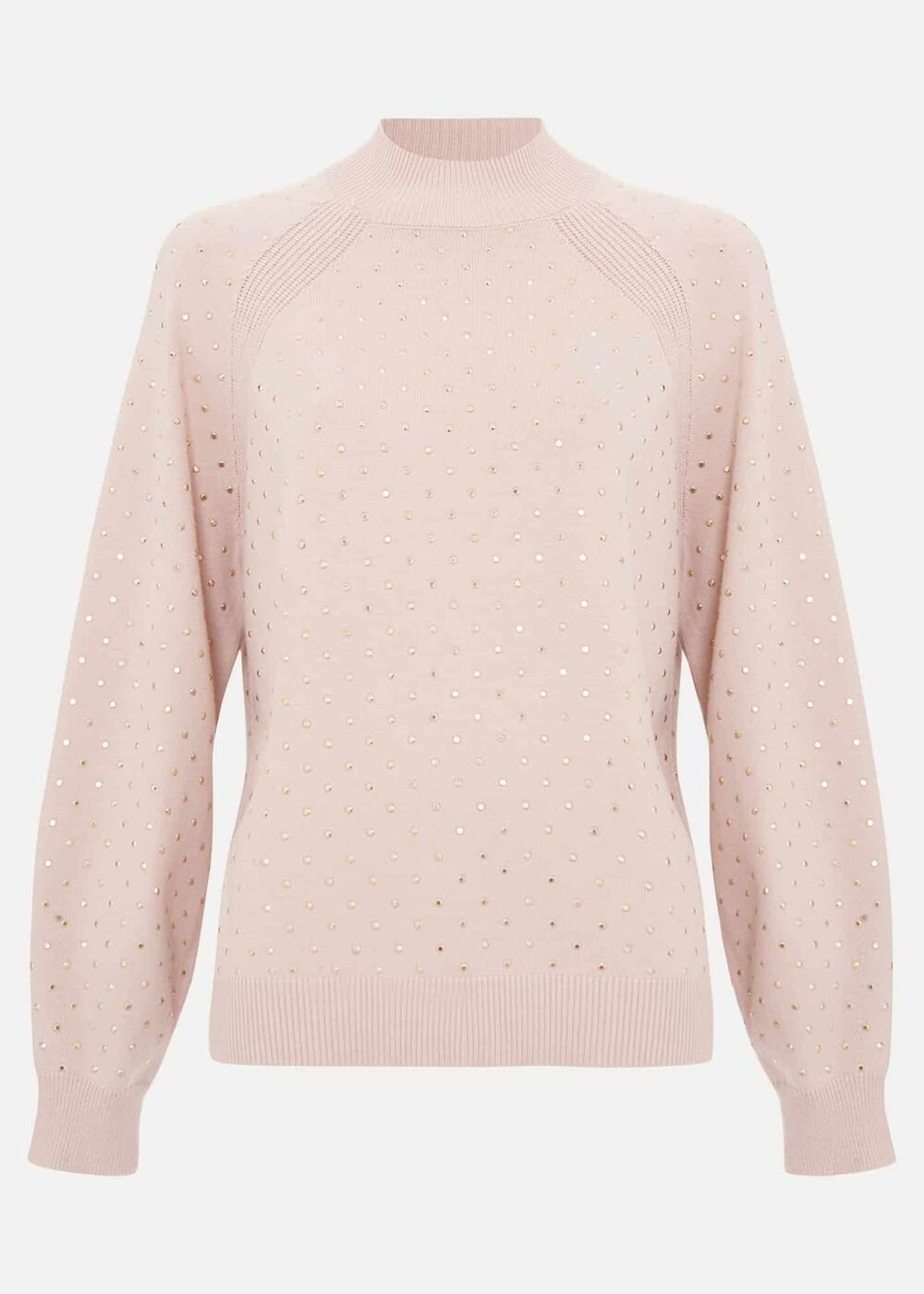 Tala Hotfix Knit Jumper Pink