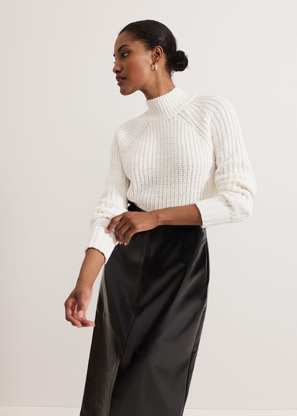 Reagan Chunky Chenille Jumper Ivory