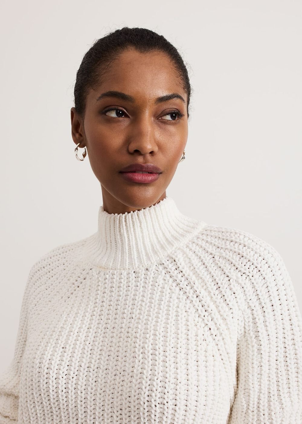 Reagan Chunky Chenille Jumper Ivory