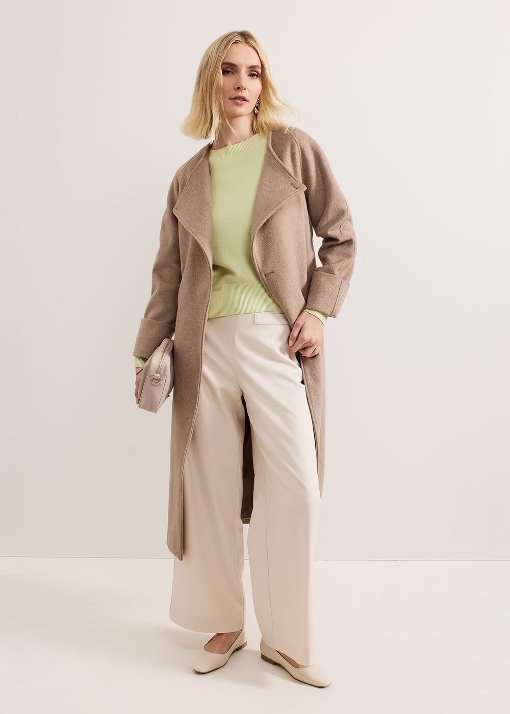Kara Square Boxy Knit Top Lime
