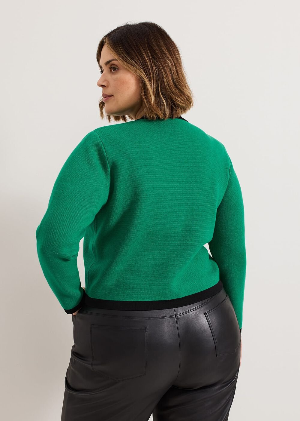 Taz Knitted Jacket Green