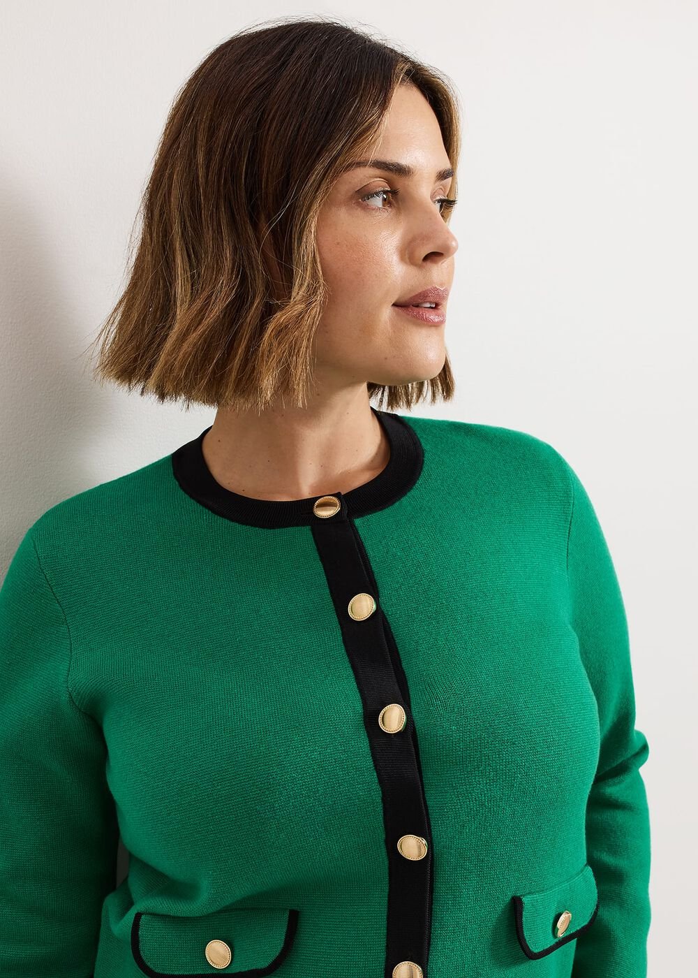 Taz Knitted Jacket Green