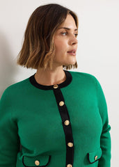 Taz Knitted Jacket Green