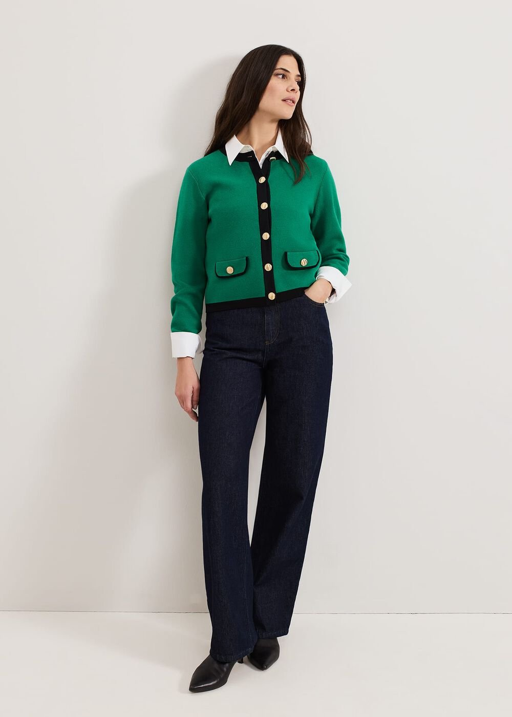 Taz Knitted Jacket Green