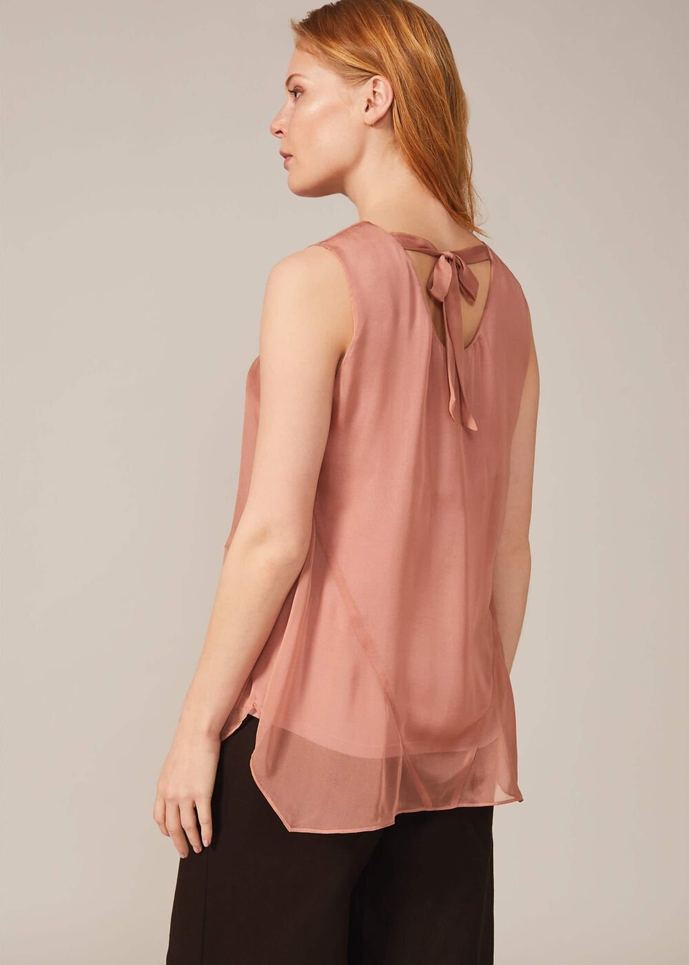 Leowa Silk Blouse Blush