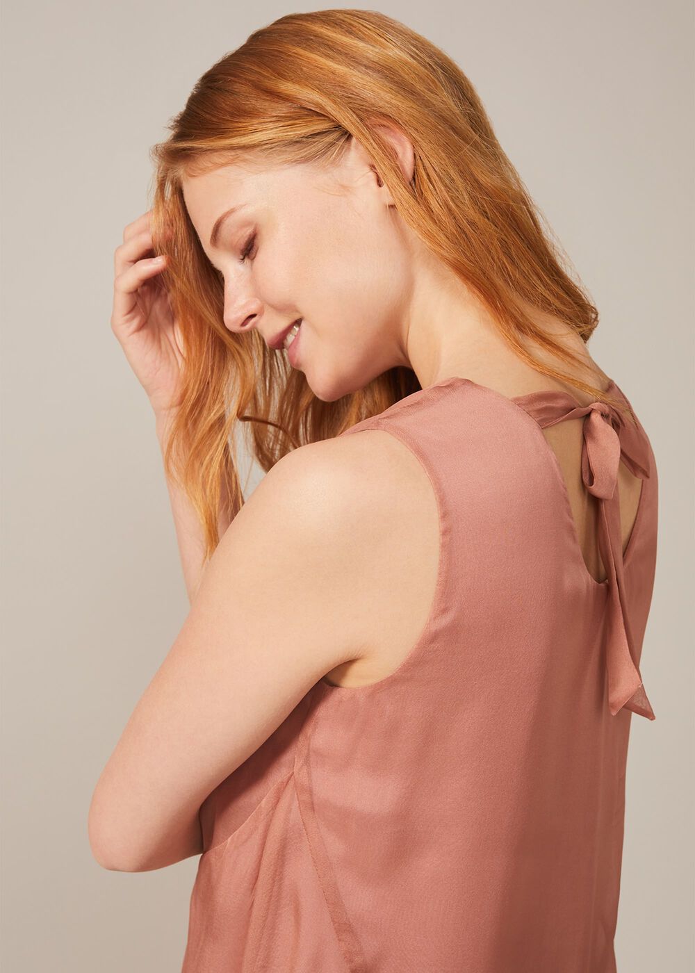 Leowa Silk Blouse Blush
